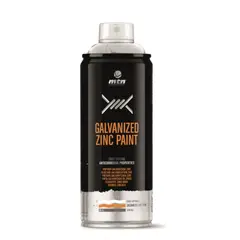 MONTANA - Pintura en spray Pro plata galvanizada 400 ml