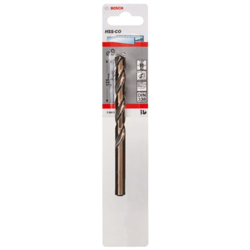 BOSCH - Broca metal cobalto 9,0mm
