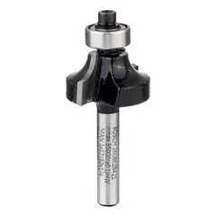 BOSCH - Fresa madera 1/4" bordes con rodamiento 2 filos corte 1/4"