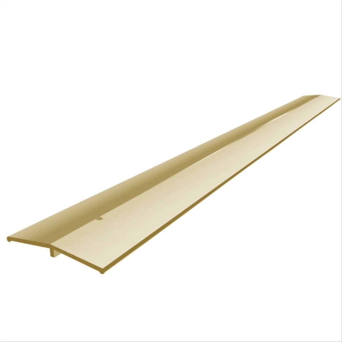 DVP - Cubrejunta plana metalica dorado 1mt