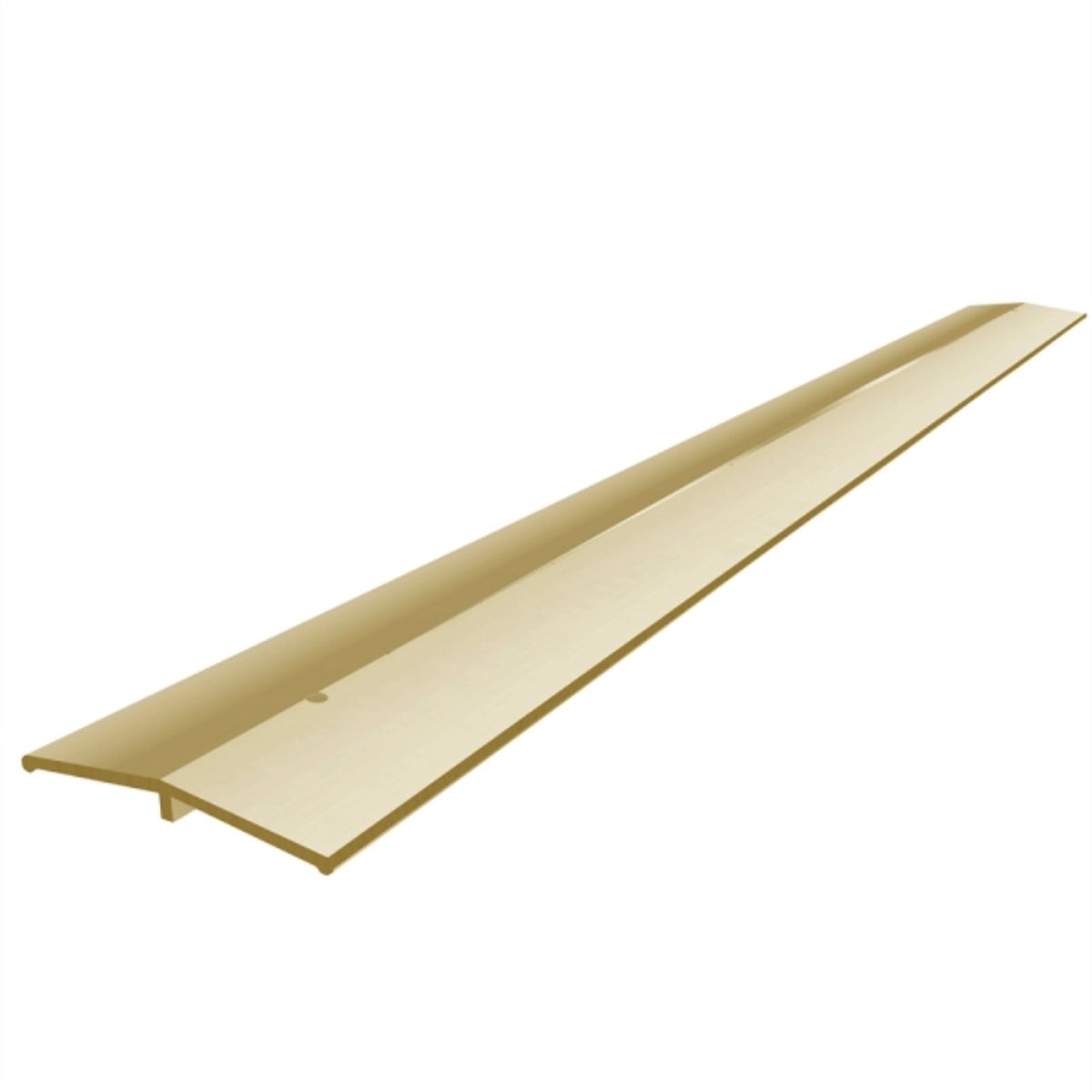 DVP - Cubrejunta plana metalica dorado 1mt