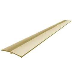 DVP - Cubrejunta plana metalica dorado 1mt