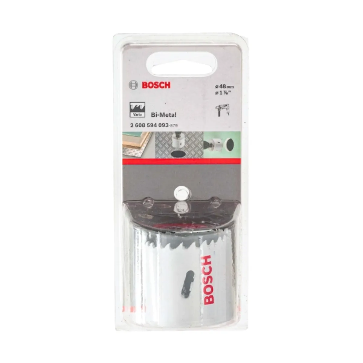 BOSCH - Sierra copa Bosch Bimetálica HSS 48mm, 1 7/8" en blister