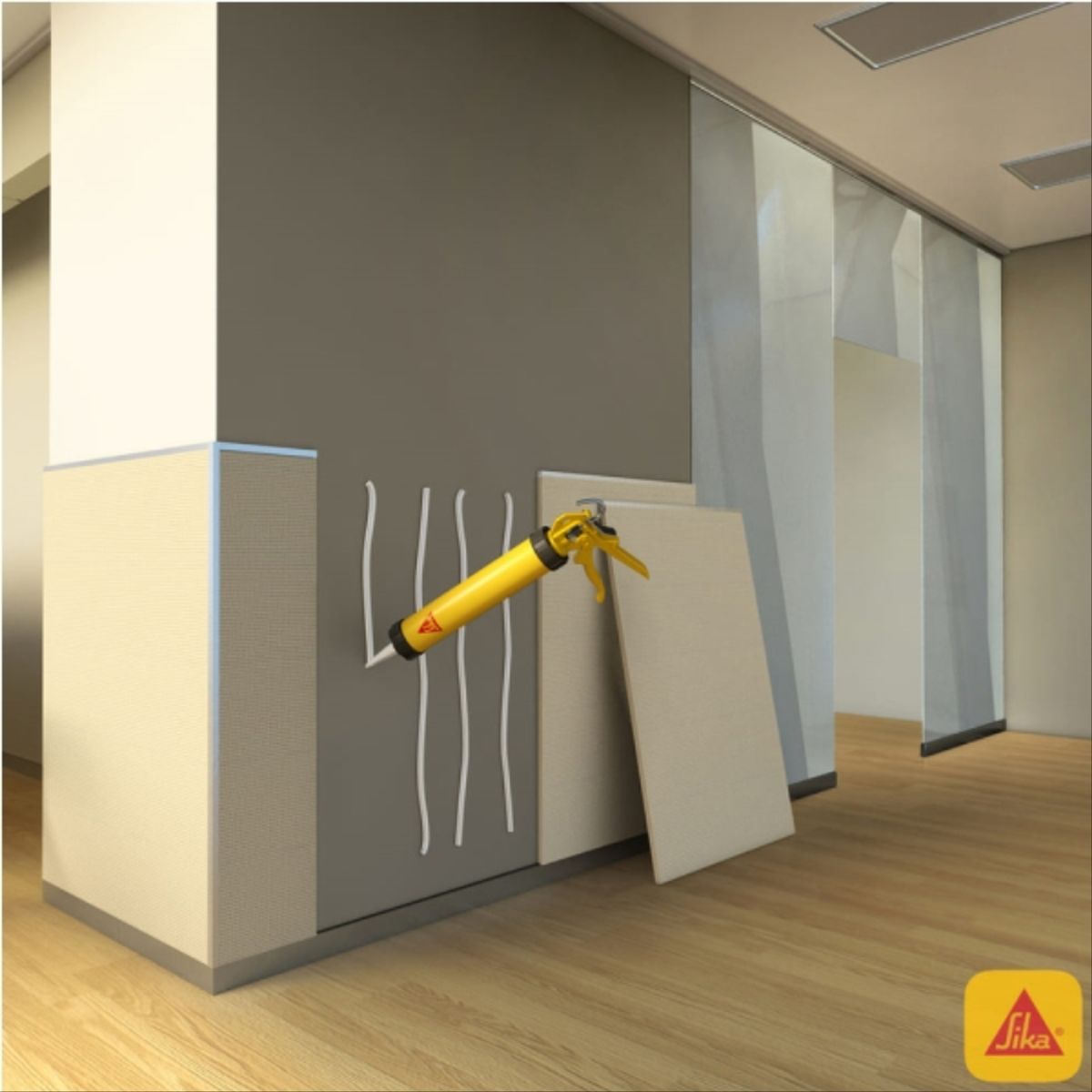 SIKA - Sellador poliuretano Sikaflex 11-FC Purform negro 300 ml