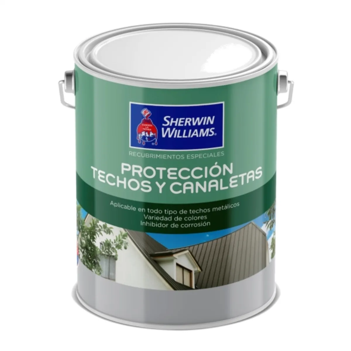 SHERWIN WILLIAMS - Pintura para techo negro Sherwin 1 gal