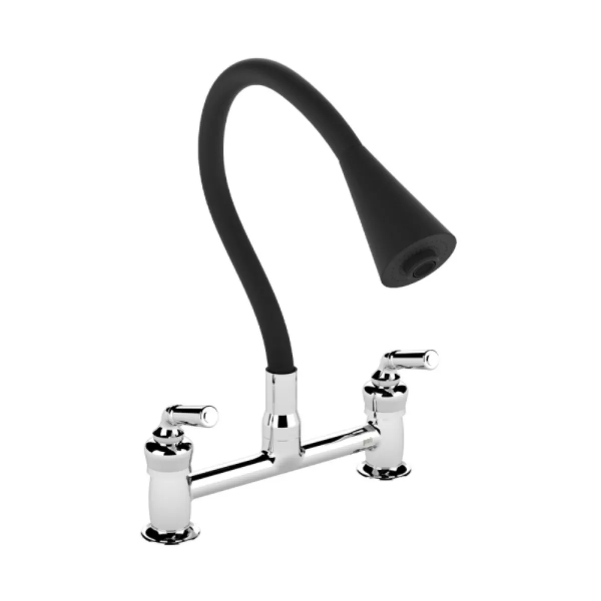 PMB - Combinación lavaplatos cromo Houston Flex Duo