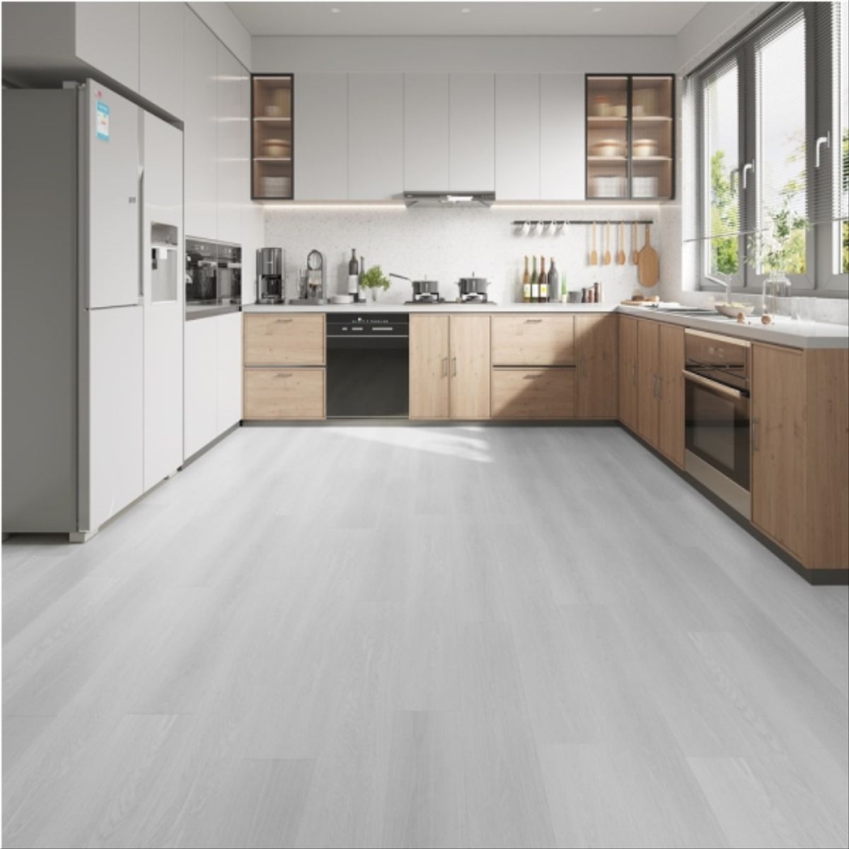 Piso SPC vinílico 5,5 mm Acacia caja 2,22 mt2, marca ANTHOLOGY FLOORING - Foto 2