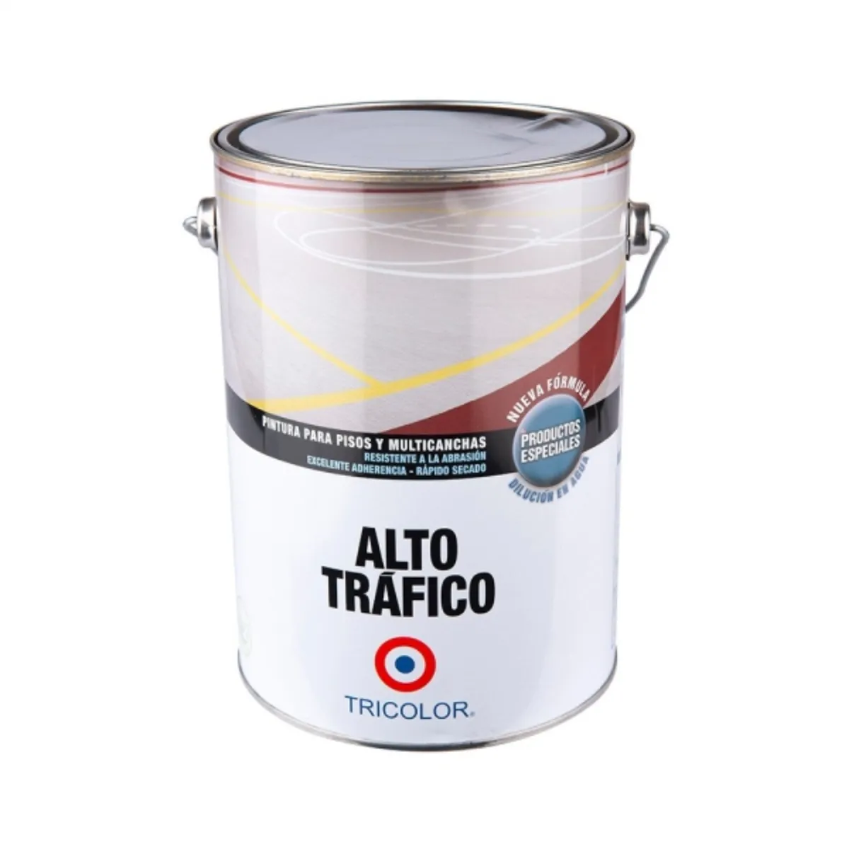 TRICOLOR - Pintura piso Alto Tráfico amarillo 1 gal