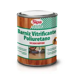 SIPA - Barniz vitrificante poliuretano brillante 1/4 gal