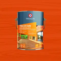 TRICOLOR - Protector de madera Tricostain caoba 1 gal