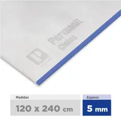 PIZARRENO - Plancha lisa permanit 1200x2400X5 mm