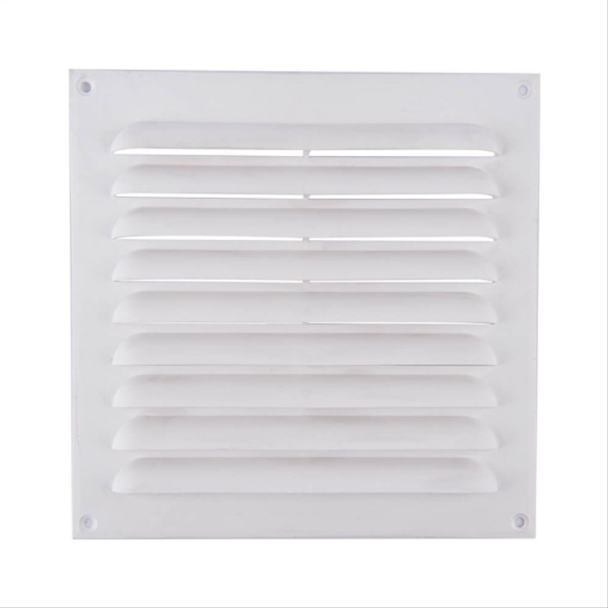 DVP - Celosia pvc ventana plana blanca 20x20cm