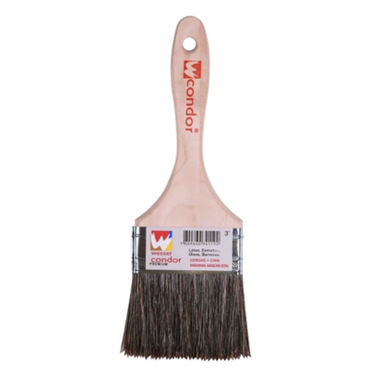 CONDOR - Brocha Premium mango madera 5/8x3"