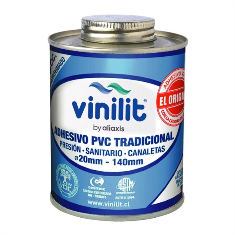 VINILIT - Adhesivo para PVC con pincel secado rapido 240cc