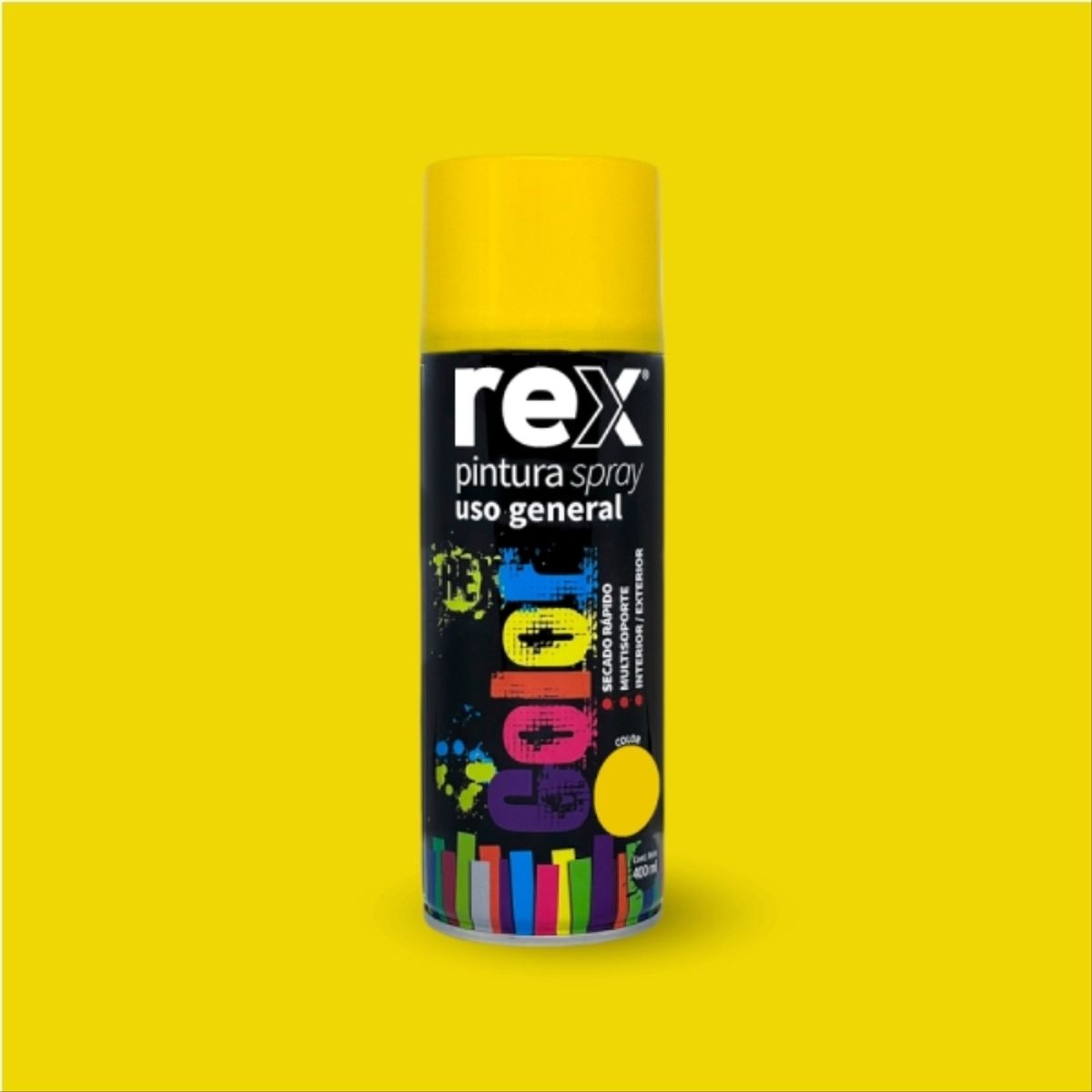 REX - Pintura Spray Amarillo  400 ml