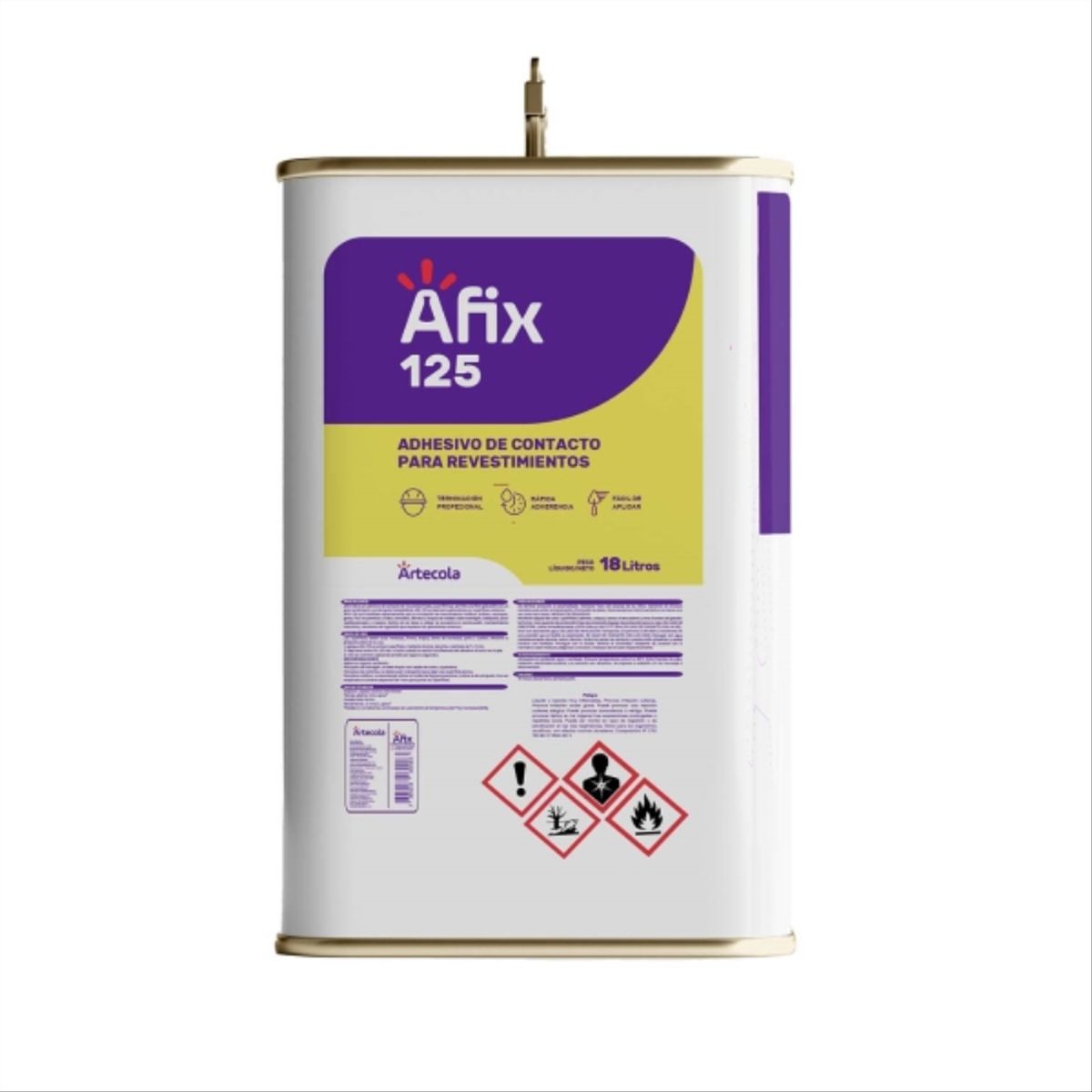 Adhesivo de contacto 125 18 lt, marca AFIX - Foto Principal