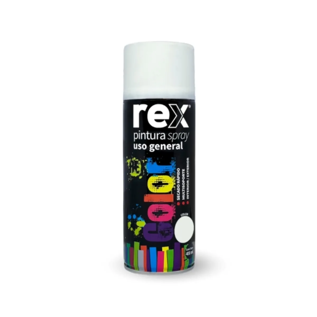 REX - Pintura Spray blanco mate 400 ml