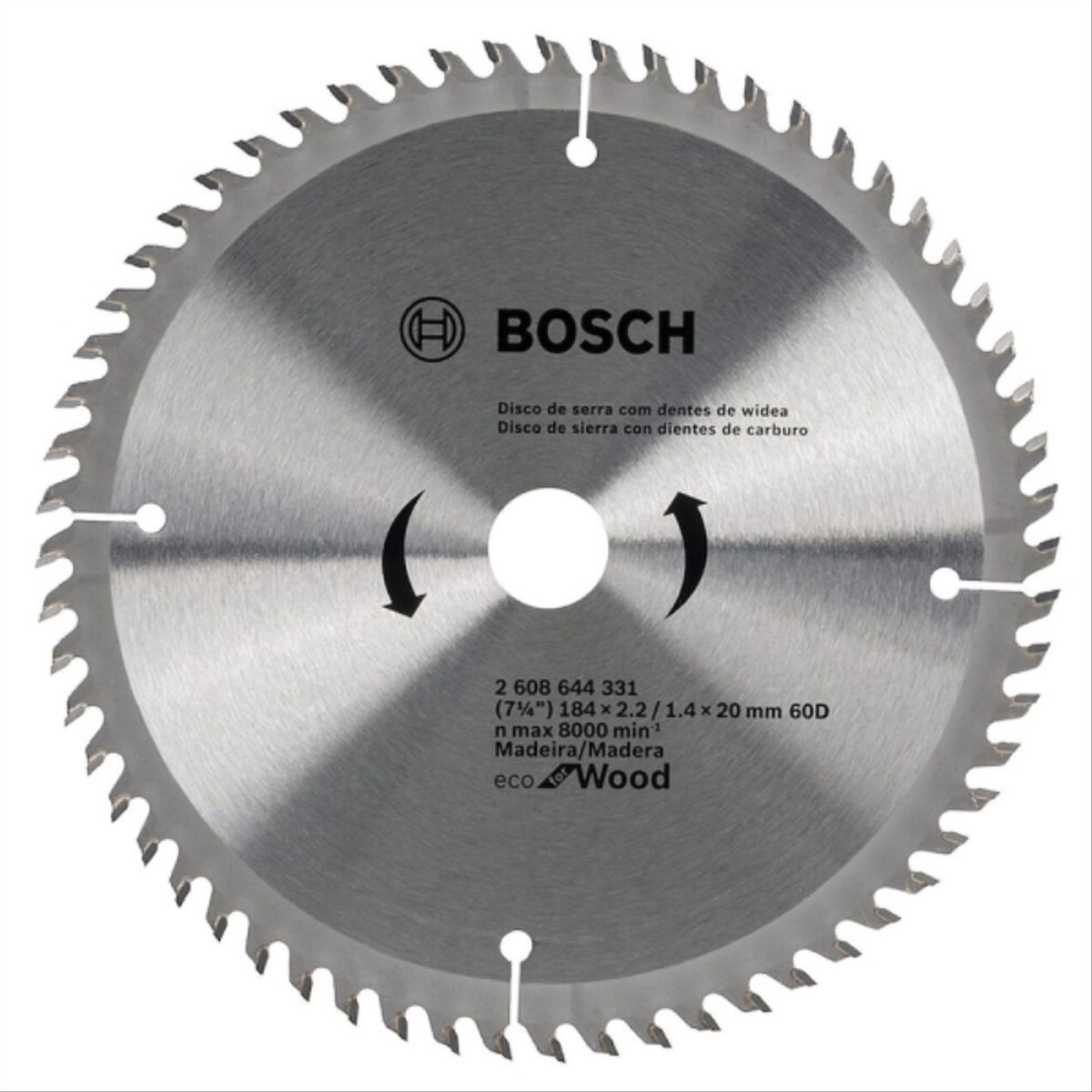 BOSCH - Disco sierra optiline 7 14 60 dientes B-20