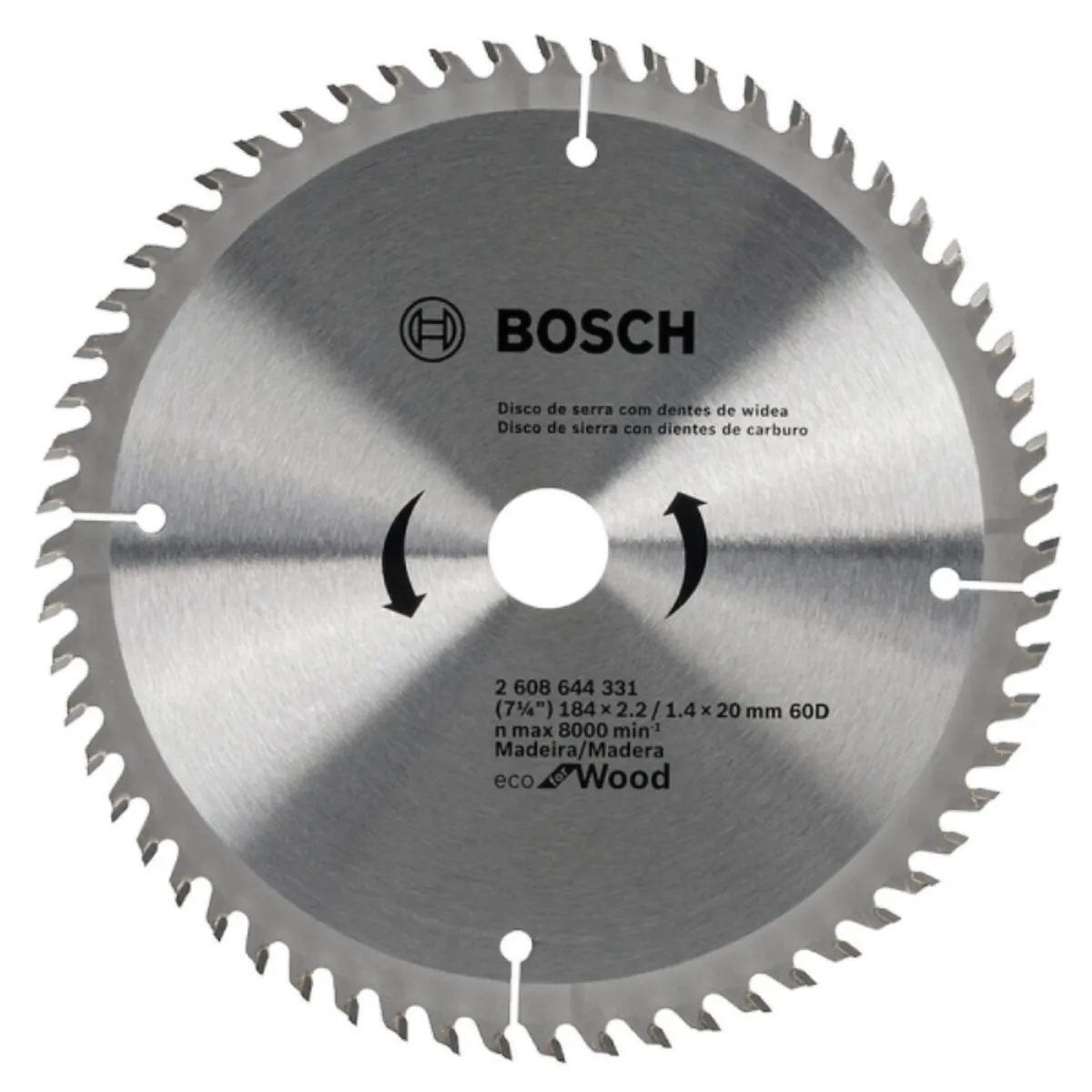 BOSCH - Disco sierra optiline 7 14 60 dientes B-20