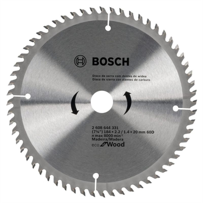 BOSCH - Disco sierra optiline 7 14 60 dientes B-20