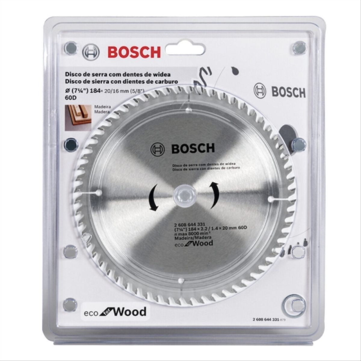 BOSCH - Disco sierra optiline 7 14 60 dientes B-20
