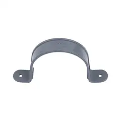 HOFFENS - Abrazadera pvc sanitario gris 75mm