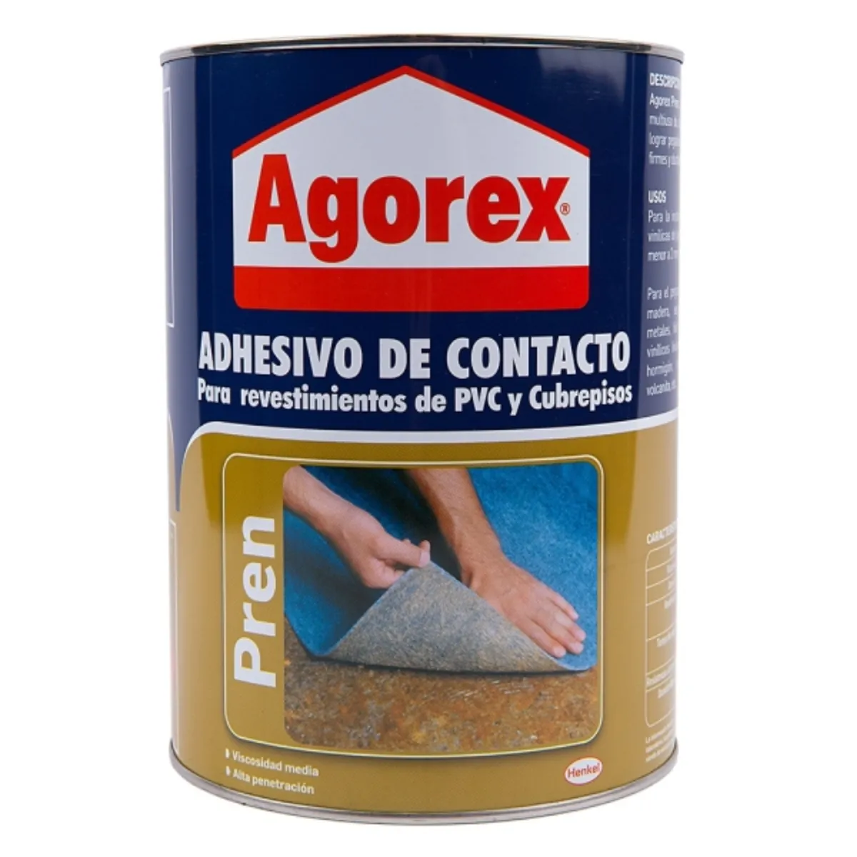 Adhesivo de contacto pren 1 gal, marca AGOREX - Foto 2