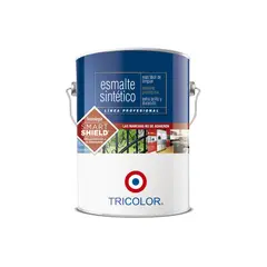 TRICOLOR - Esmalte sintético Profesional blanco 1 gal