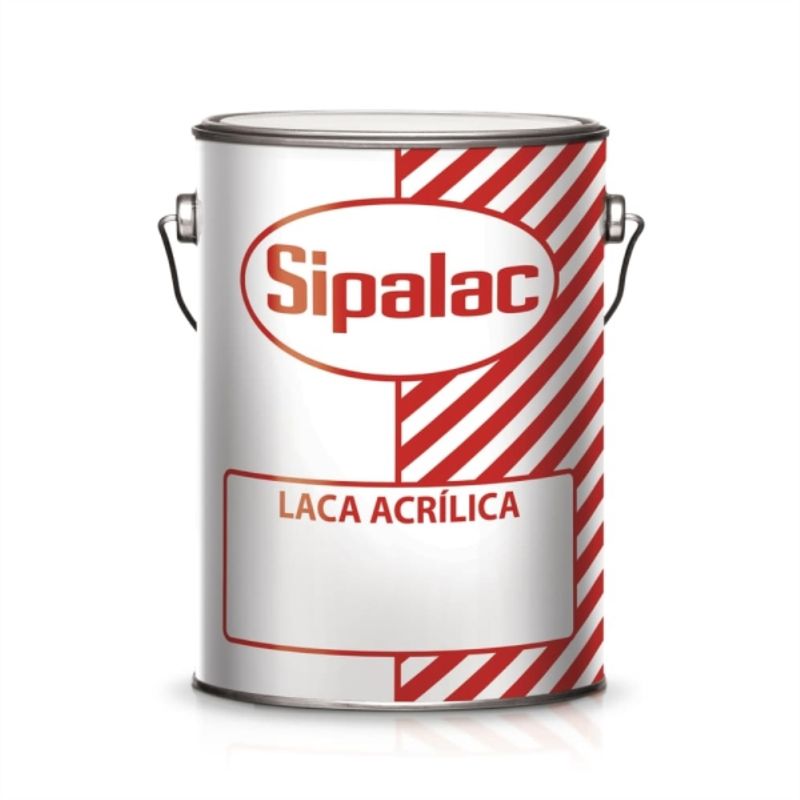 SIPA - Laca acrílica negra superior 1 gal