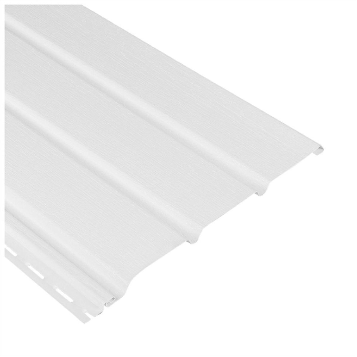 DVP - Panel alero perforado vinyl siding blanco 0,30x3,66mt