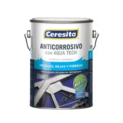 CERESITA - Anticorrosivo Aqua Tech negro 1 gal