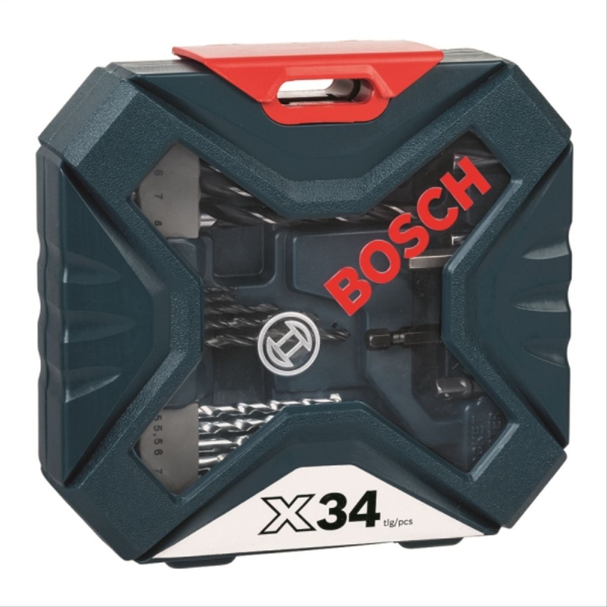 BOSCH - Set 34 piezas taladrar/atornillar