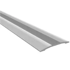 DVP - Cubrejunta plana con perforacion metalica dorado 1mt