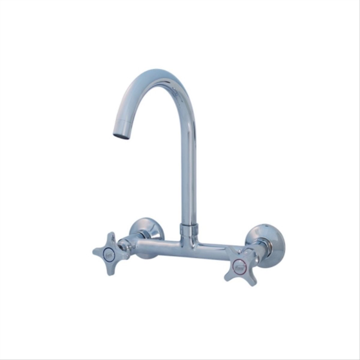 FAS - Combinación lavaplatos a muro cromo Standard