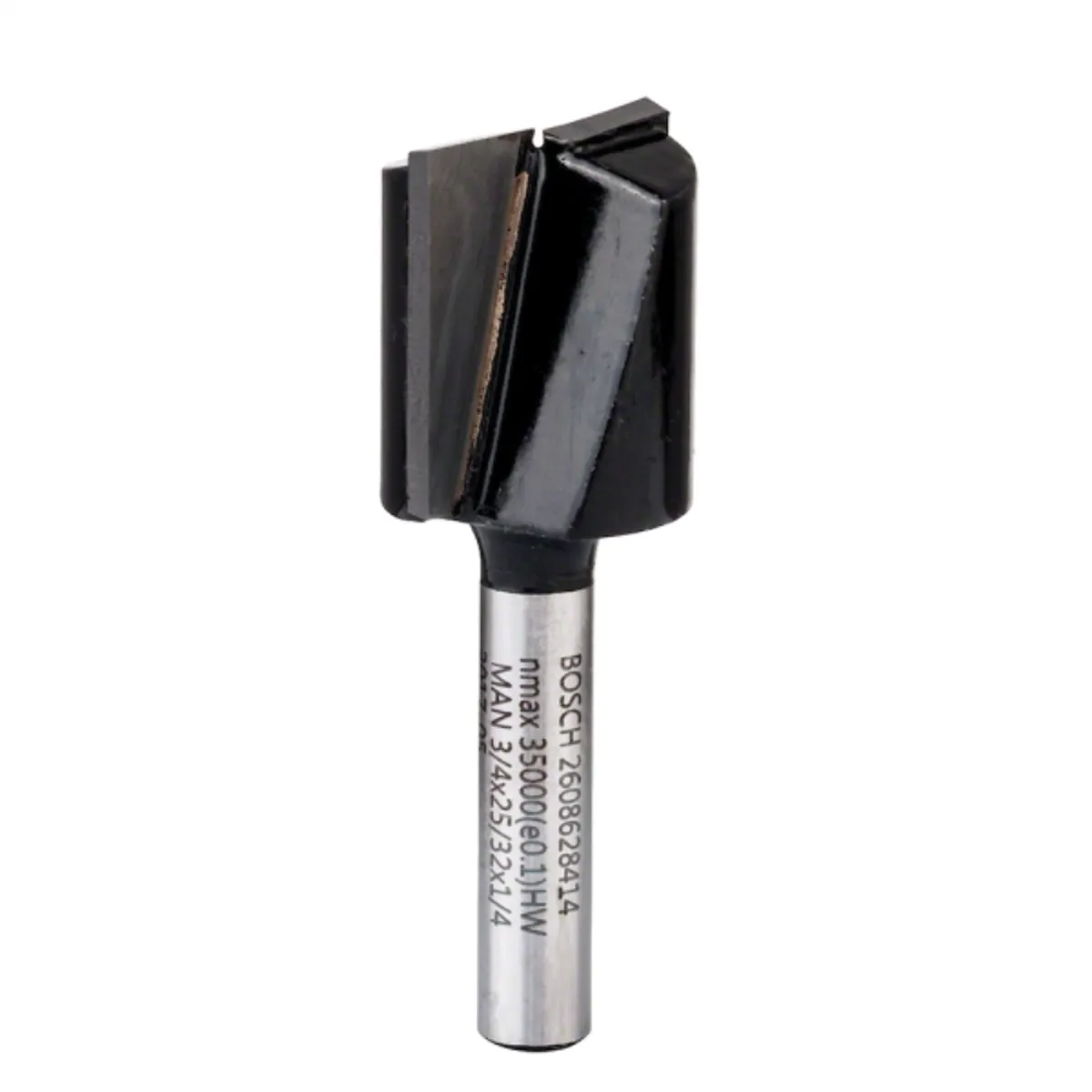 BOSCH - Fresa madera 1/4" ranura recta 2 filos corte 3/4"