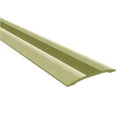 DVP - Cubrejunta plana con perforacion metalica plata 1mt