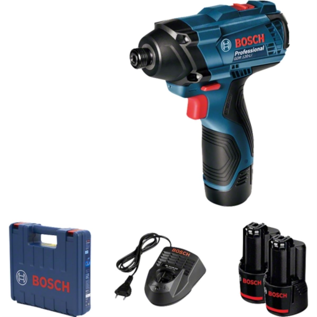 BOSCH - Atornillador de impacto 12V 2600RPM GDR 120-Li
