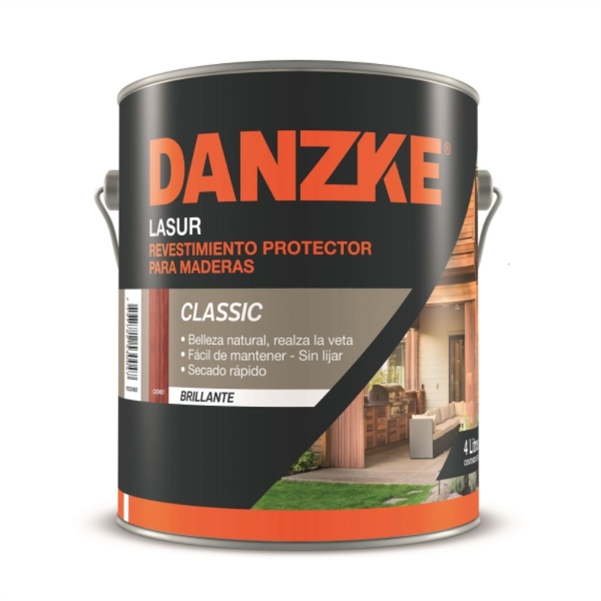 DANZKE - Protector de madera Danzke brillante natural 4 lt
