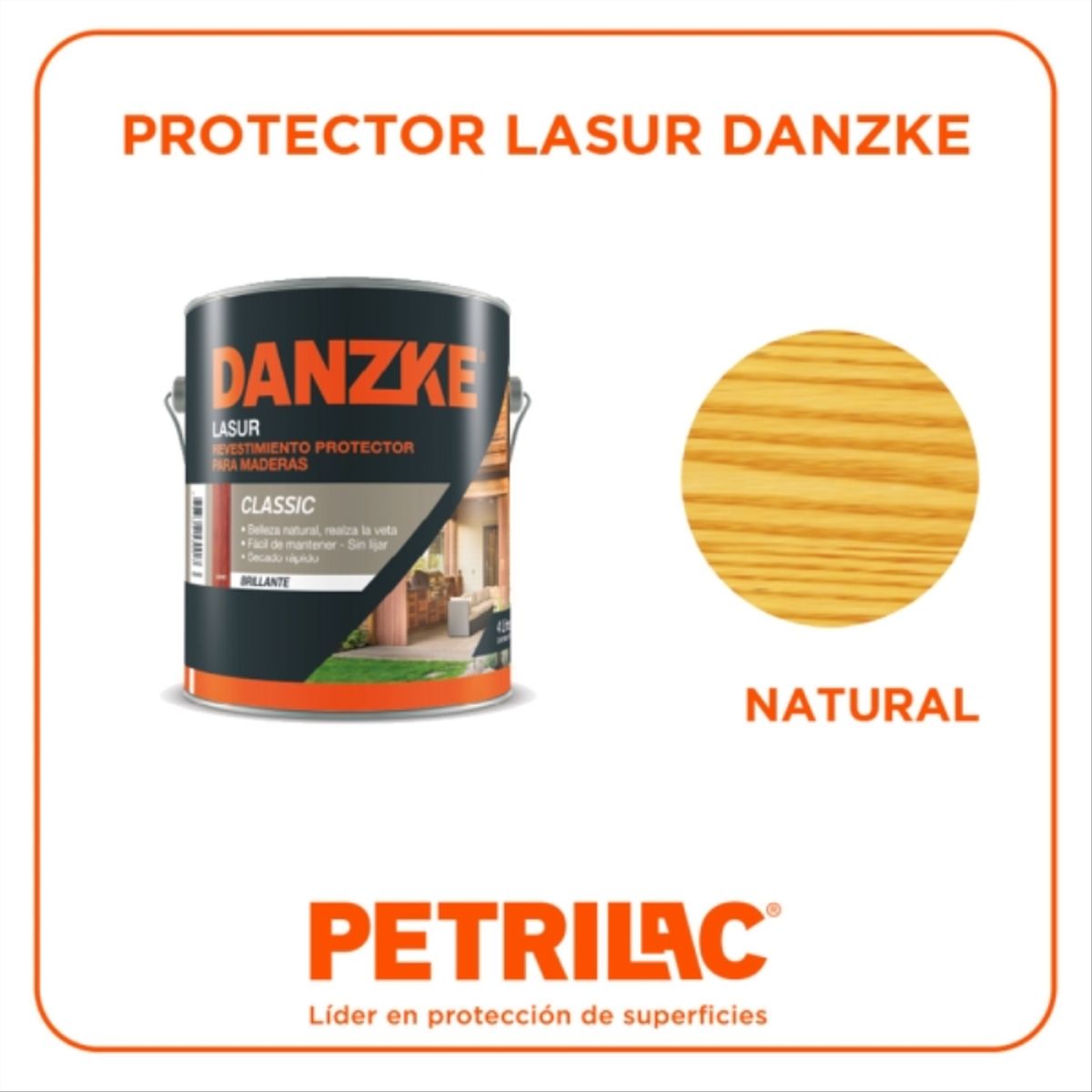 DANZKE - Protector de madera Danzke brillante natural 1 lt