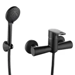 DUSCHY - Monomando ducha negro mate Kalmar ABS