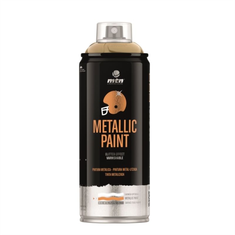 MONTANA - Pintura en spray Pro metálica oro 400 ml