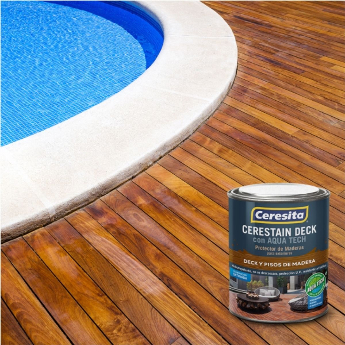SIPA - Cerestain deck aquatech base 1/4gl