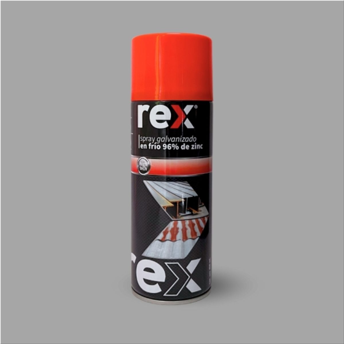 REX - Pintura Spray galvanizado en frio al 96% 400 ml