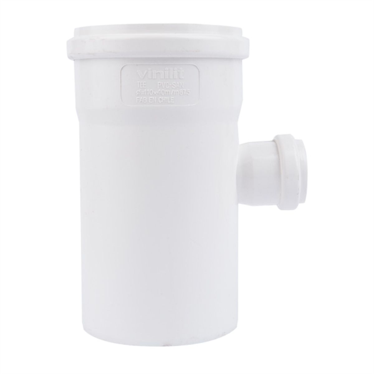 VINILIT - Tee pvc sanitario blanco 110x40mm