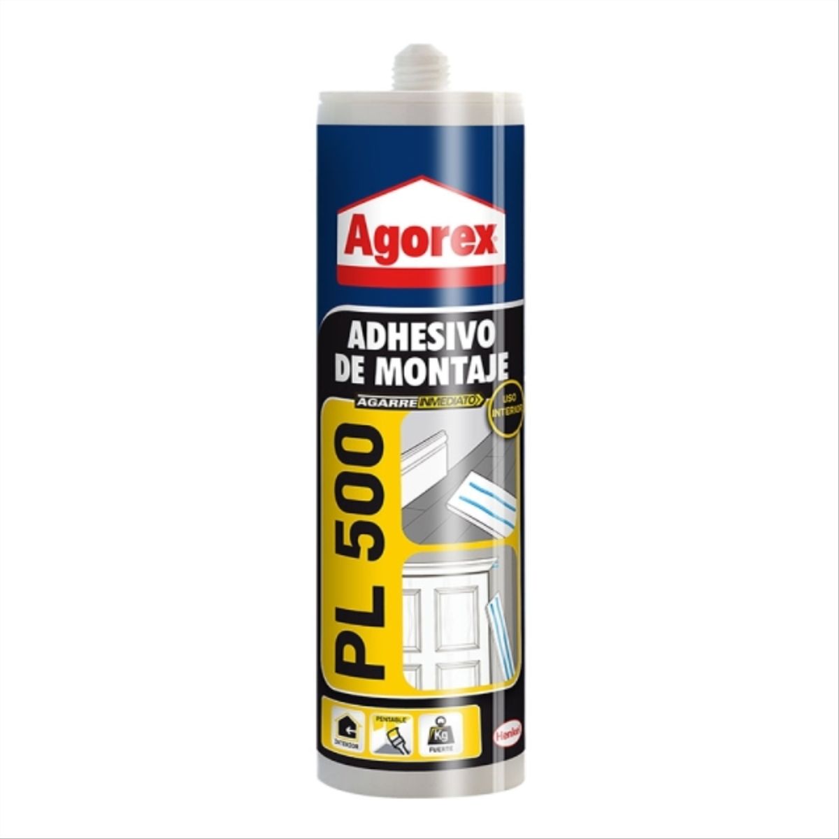 Adhesivo de montaje PL500 375 gr, marca AGOREX - Foto Principal