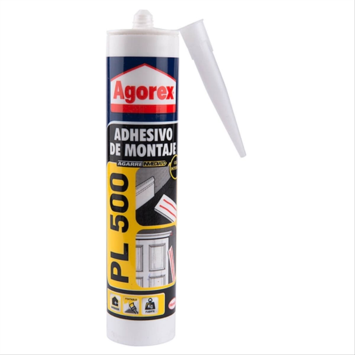 Adhesivo de montaje PL500 375 gr, marca AGOREX - Foto 2
