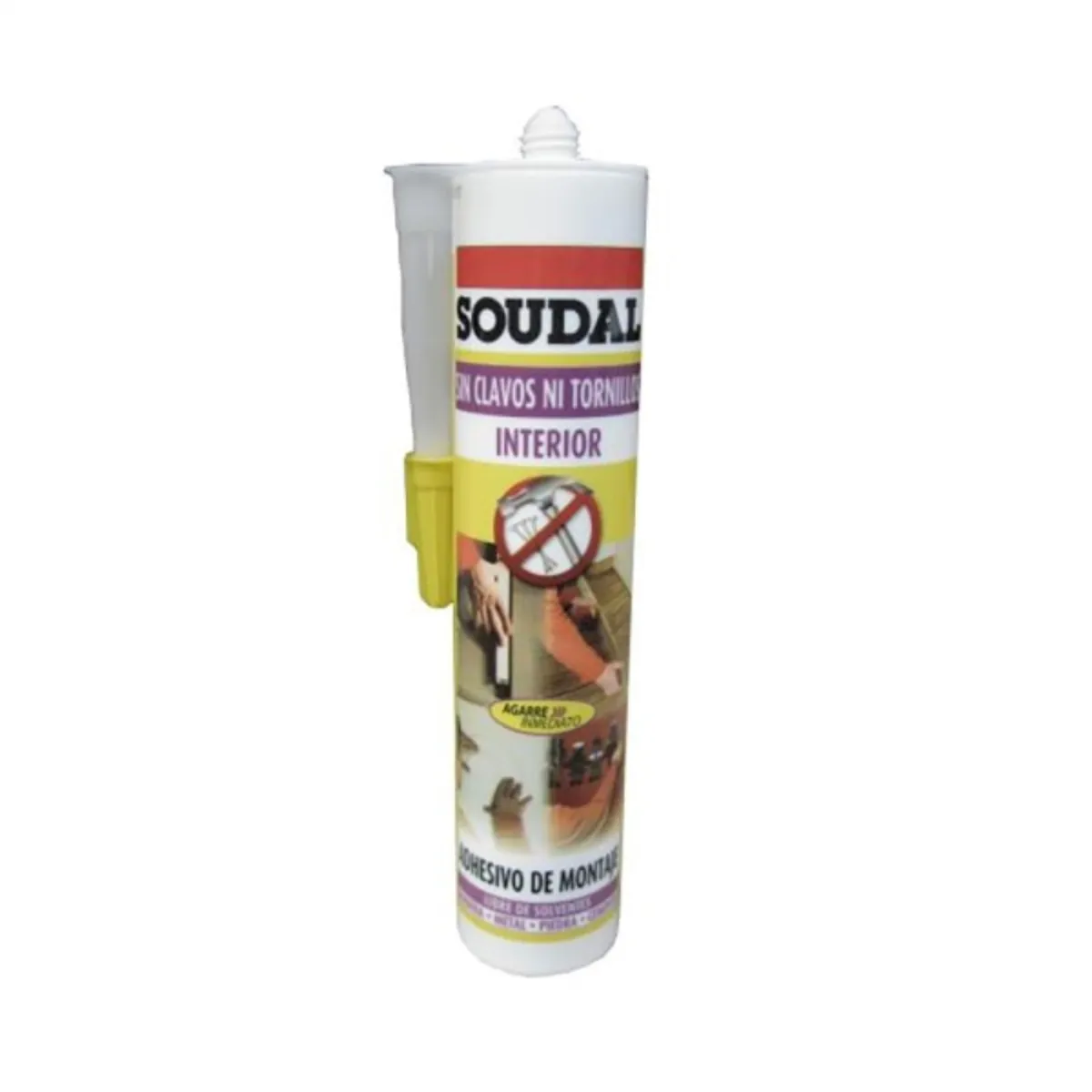 SOUDAL - Adhesivo de montaje sin clavos ni tornillos 360 gr
