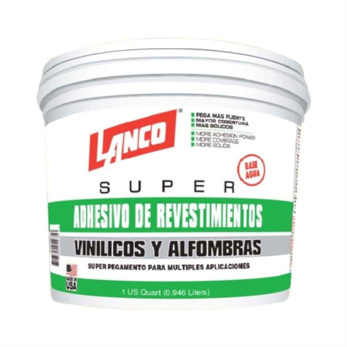 Adhesivo alfombra/vinílico 1/4 gal, marca LANCO - Foto Principal