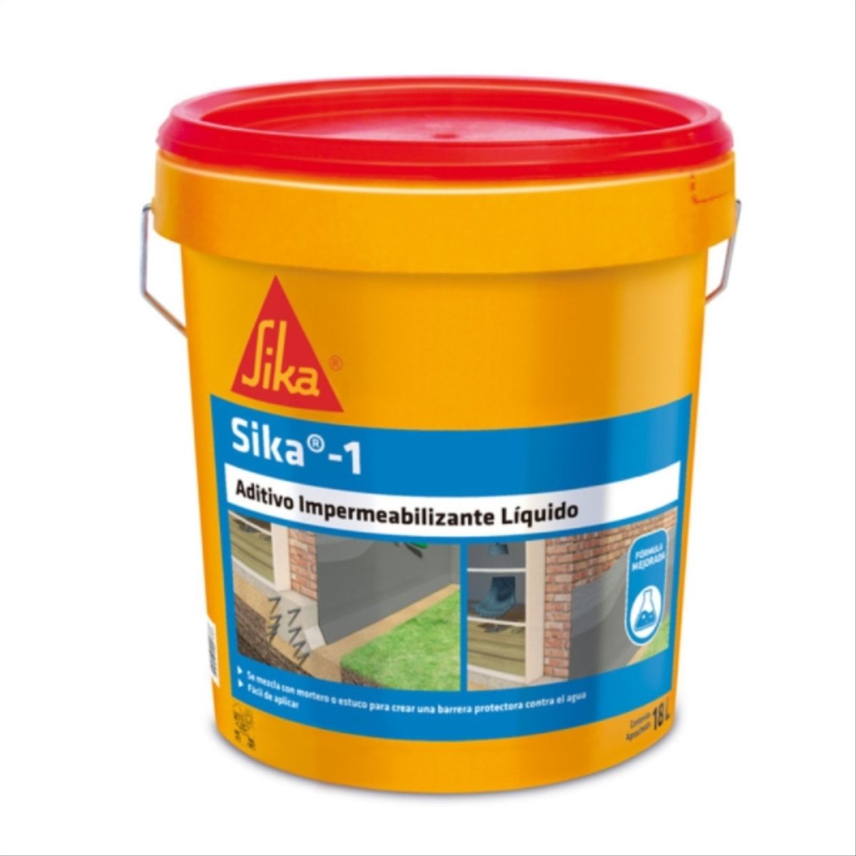 SIKA - Aditivo impermeabilizante Sika 1 fraguado normal 18lt