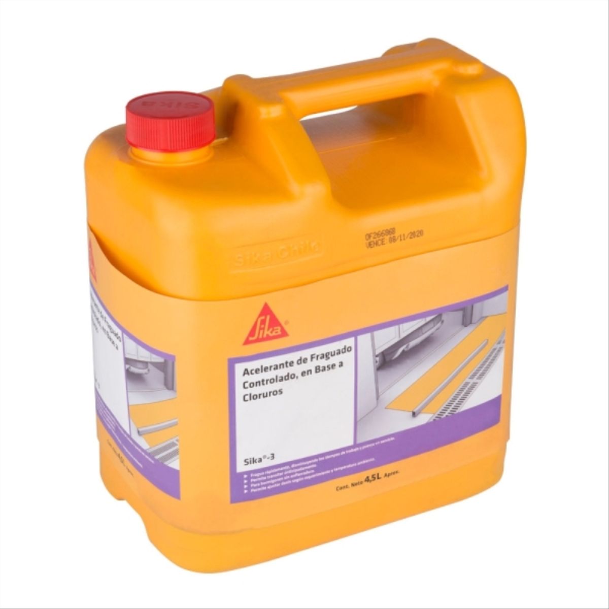 SIKA - Aditivo control fraguado del cemento Sika 3  4,5lt